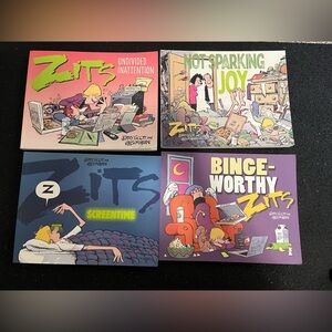 Zits Comics Lot of 4 Jerry Scott and Jim Borgman Screentime Inattention Joy